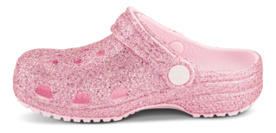 Crocs Classic Chunky Glitter Kid Clogs Pink 211940