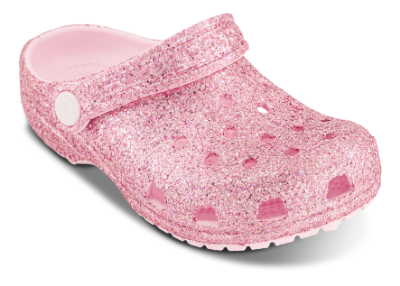 Crocs Classic Chunky Glitter Kid Clogs Pink 211940