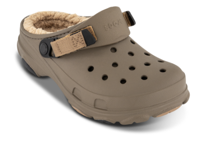 Crocs Classic All-Terrain Lined Clogs Walnut 207936