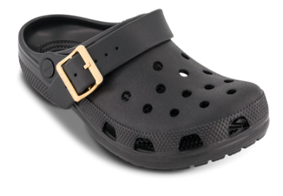 Crocs Classic Metallic Buckle Clogs Svart 213543
