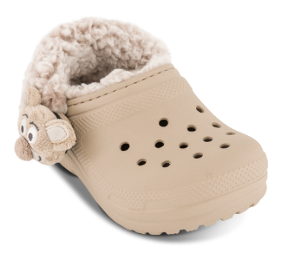 Crocs Classic Fleece Lined Kid Clogs Brun 213981