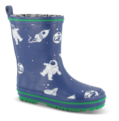 Skofus børnegummistøvle blå