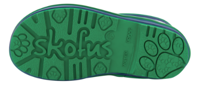 Skofus børnegummistøvle blå