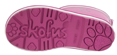 Skofus børnegummistøvle pink