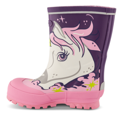Viking Børne gummistøvle Pink 1-60020 Jolly P