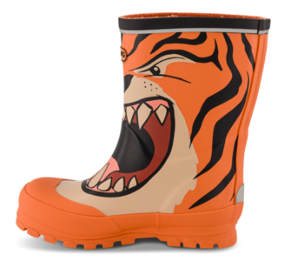 Viking Jolly Print Gummistøvle Orange 1-60020
