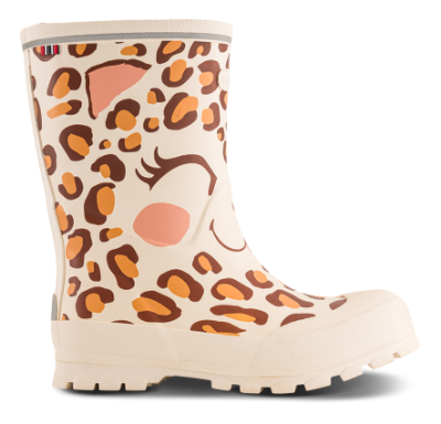 Viking Jolly Print Gummistøvel Beige 1-60020