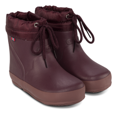 Viking Alv Barefoot Warm Vintergummistøvel Bordeaux 1-60215