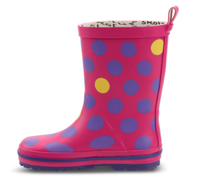 Skofus barnegummistøvel rosa