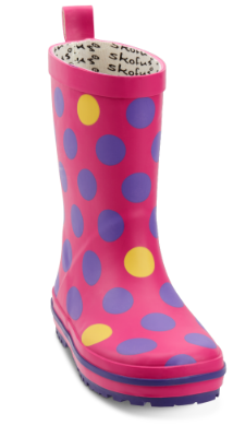 Skofus barnegummistøvel rosa