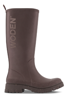 Woden Le Waterproof Gummistøvle Chocolate WL761