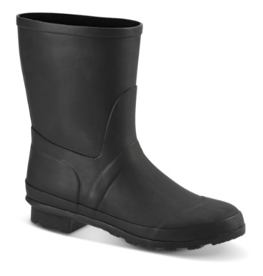 No name herregummistøvle sort