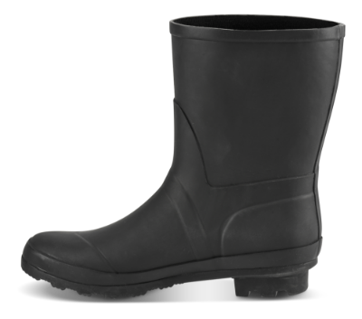 No name herregummistøvle sort