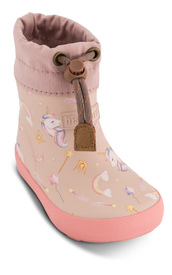 Bisgaard Barefoot Thermo Rubber Termostøvel Rosa Unicorn 92023