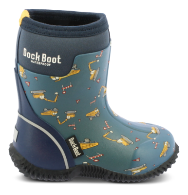 Dock Boot Blue Construction Machines WP Blå 1088005110