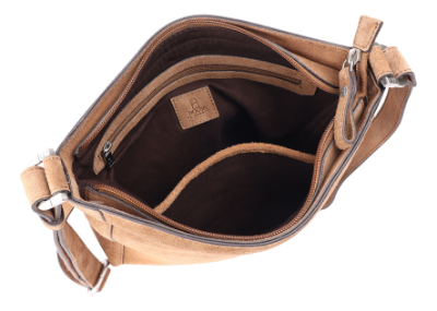 HOUSE OF SAJACO Crossover-veske Camel 3070156