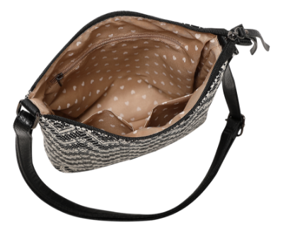 Lycke Crossbody taske Sort/hvid 8043706
