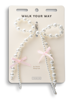 Walk Your Way Perlesløyfe Charm Sølv