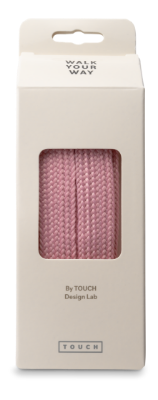 Walk Your Way Brede Snørebånd 130 cm Rosa