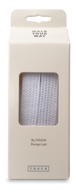 Walk Your Way Brede Skolisser 130 cm Hvit