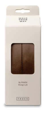 Walk Your Way Satin Snørebånd 130 cm Brun