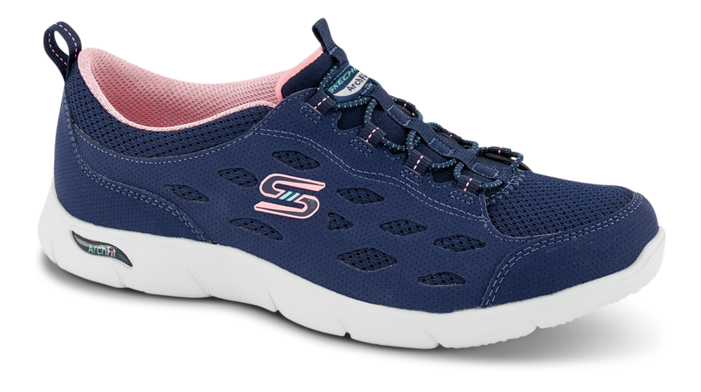 Skechers Sneakers Blå  - Str. 36 - Tekstil/gummi/tekstil
